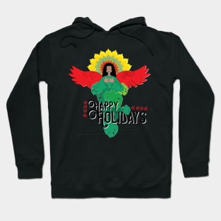 Happy Holidays Indian Angel Hoodie